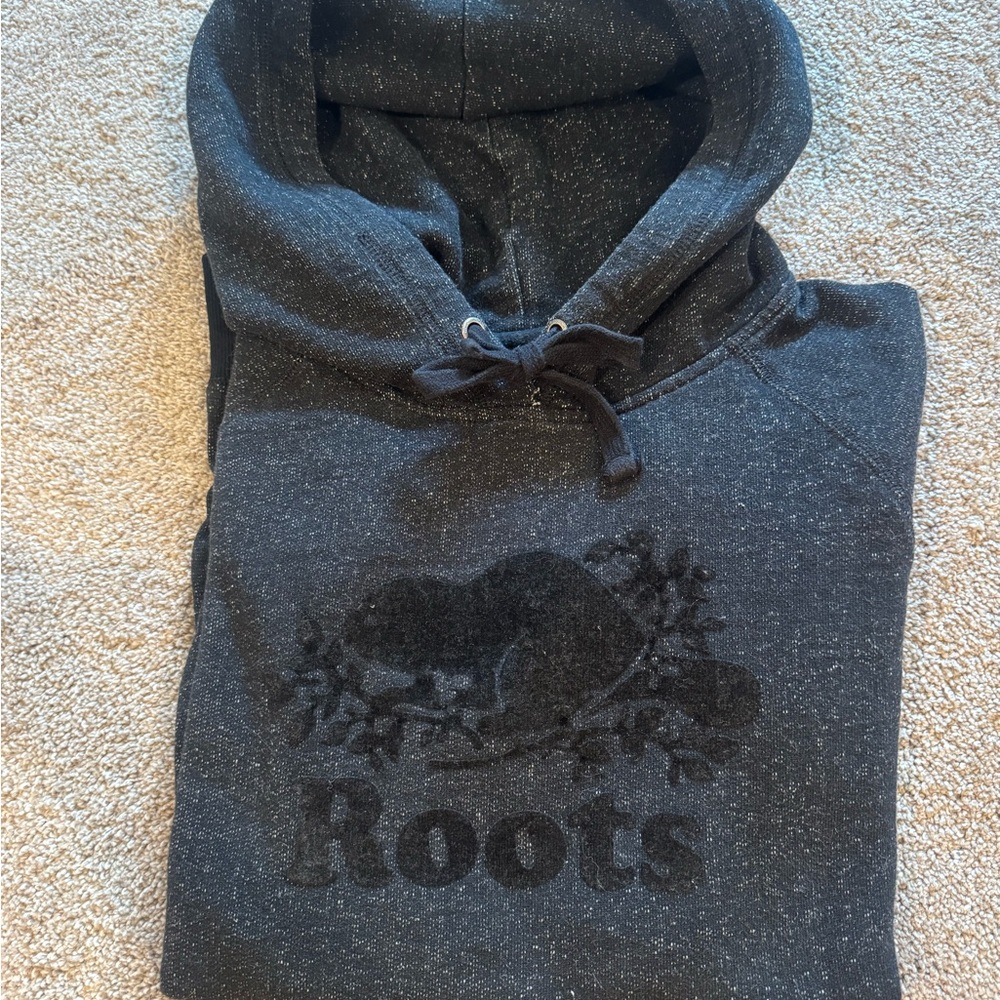Roots Black Hoodie Sweater